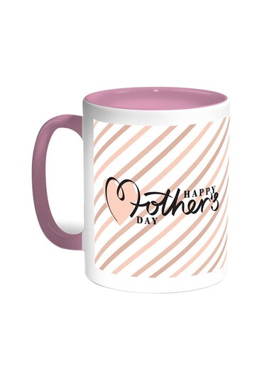 Happy Mother's Day Printed Coffee Mug Pink/White 11ounce