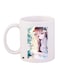 Anime Girl Printed Coffee Mug White/Green/Brown 11ounce