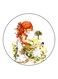 Printed Fridge Magnet White/Orange/Green 5.5cm