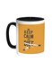 Keep Calm And Diet Printed Coffee Mug Black/White 11ounce