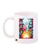 Sonic Video Game Printed Coffee Mug White/Blue/Yellow