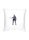 Mobile Legends Character Printed Decorative Cushion White/Purple/Black 16x16inch