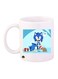 Sonic Video Game Printed Coffee Mug Blue/White/Brown