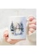 Merry Christmas 11oz Ceramic Coffee Mug - Snowman Design, Perfect Gift for Friends, Family, and Coworkers - Ideal for Xmas &amp; New Year Decor