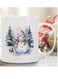 Merry Christmas 11oz Ceramic Coffee Mug - Snowman Design, Perfect Gift for Friends, Family, and Coworkers - Ideal for Xmas &amp; New Year Decor