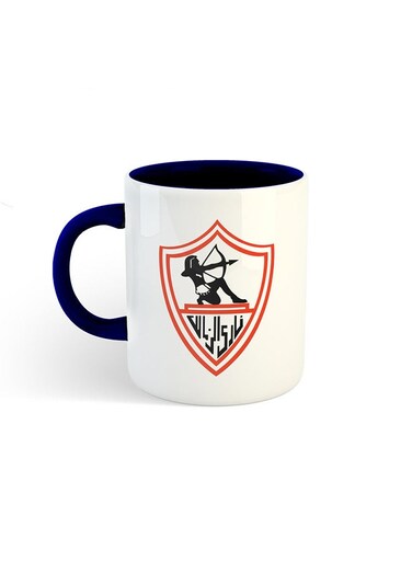 Sport Club Printed Mug White/Navy
