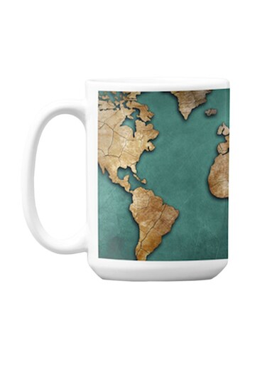 Premium Printed Ceramic Coffee Mug Multicolour 350ml