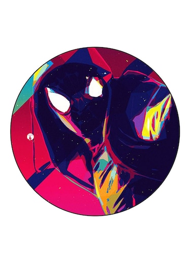 Spiderman Printed Fridge Magnet Round Multicolour