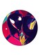 Spiderman Printed Fridge Magnet Round Multicolour