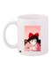Anime Printed Coffee Mug White/Pink/Black 11ounce