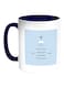 Enjoy Summer Printed Coffee Mug White/Blue 11ounce