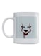 Wise Penny Printed Mug White/Grey/Red