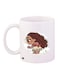 Cartoon Moana Printed Coffee Mug White/Brown/Pink