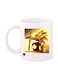 Sonic Video Game Printed Mug White/Gold/Red Standard Size