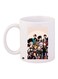 Anime Printed Coffee Mug White/Beige/Black 11ounce