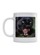 Jaguar Printed Mug White/Black/Green