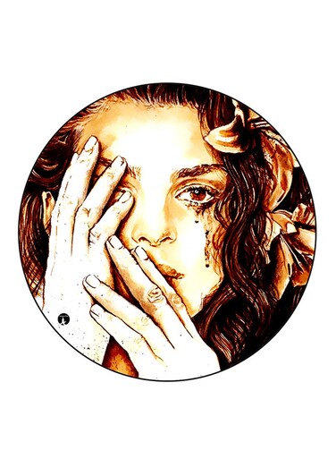 Woman Printed Fridge Magnet Multicolour
