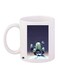 Printed Coffee Mug White/Green/Blue
