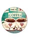 Coffee Printed Fridge Magnet Multicolour