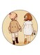 Boy And Girl Printed Fridge Magnet Multicolour