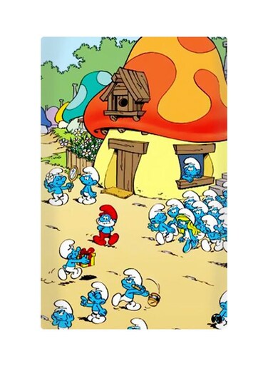 Printed Fridge Magnet Multicolour 8.5x0.4x5.5cm