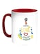 FIFA World Cup 2018 I Love Saudi Arabia Printed Coffee Mug White Red 11 ounce