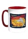 A Swordfish Printed Coffee Mug Red/White/Yellow 11ounce