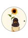 Girl Printed Fridge Magnet Multicolour