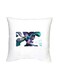 Mobile Legends Character Printed Decorative Cushion White/Green/Purple 16x16inch