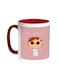 Summer Printed Coffee Mug Red/White 11ounce