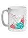 Happy Mother's Day Printed Ceramic Coffee Mug White/Blue/Pink 11ounce