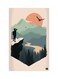 Printed Fridge Magnet Multicolour 8.5x0.4x5.5cm