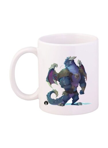 Game Spyro Character Printed Mug White/Grey/Purple Standard Size