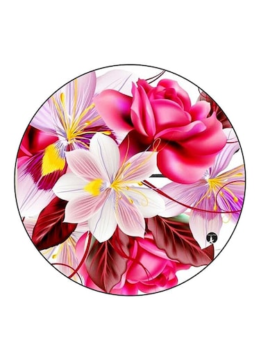 Flowers Printed Fridge Magnet Multicolour