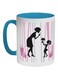 Mother's Day Gift Printed Coffee Mug Blue/Black/White 325ml