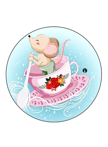 Mouse Printed Fridge Magnet Multicolour