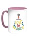 FIFA World Cup 2018 I Love Saudi Arabia Printed Coffee Mug White/Pink 11ounce