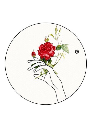 Flower Printed Fridge Magnet Multicolour