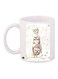 Owl Printed Coffee Mug White/Brown/Pink 11ounce