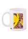 Cartoon Printed Coffee Mug White/Yellow/Brown