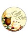 Coffee Printed Fridge Magnet Multicolour