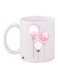 Balloon Printed Coffee Mug White/Pink/Black