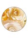 Flowers Printed Fridge Magnet Round Multicolour