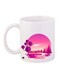 Sunset Printed Coffee Mug White/Pink/Purple 11ounce