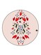 Flowers Printed Fridge Magnet Round Multicolour