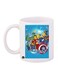 Avenger Printed Coffee Mug White/Blue/Red
