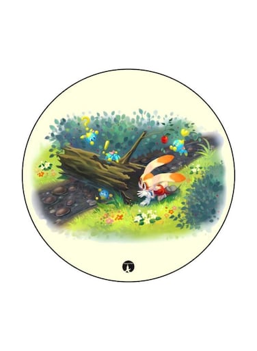 Sonic Printed Fridge Magnet Green/Brown/Orange