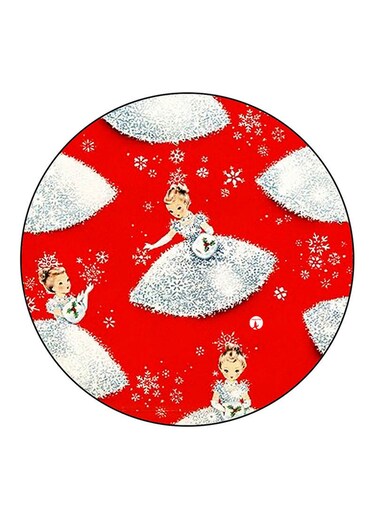 Girls Printed Fridge Magnet Multicolour