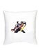 Mobile Legends Character Printed Decorative Cushion White/Silver/Yellow 16x16inch