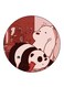 We Bare Bears Printed Fridge Magnet Multicolour